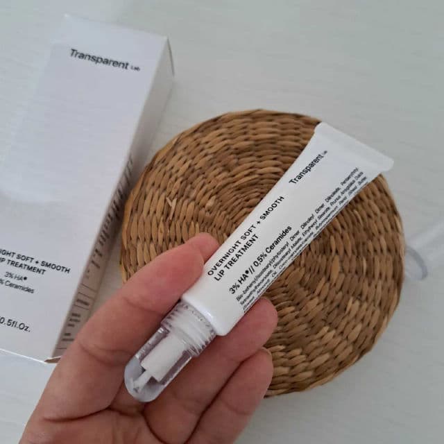 Transparent Lab Overnight Soft + Smooth Lip Treatment review photo by Pickyloli