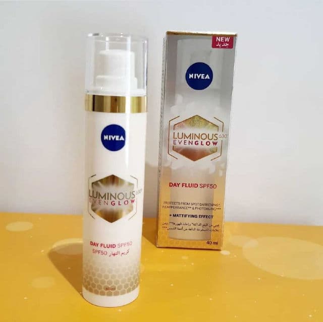 Nivea Perfect & Radiant Luminous 630 Day Cream SPF 50 review photo by Picky44971