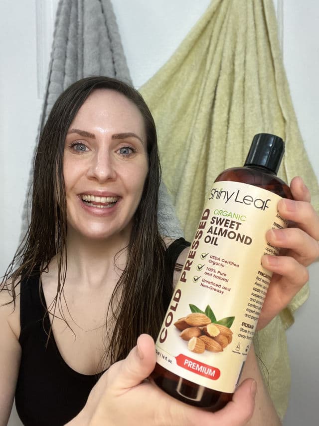 Shiny Leaf Cold-Pressed Organic Almond Oil review photo by krpaine87