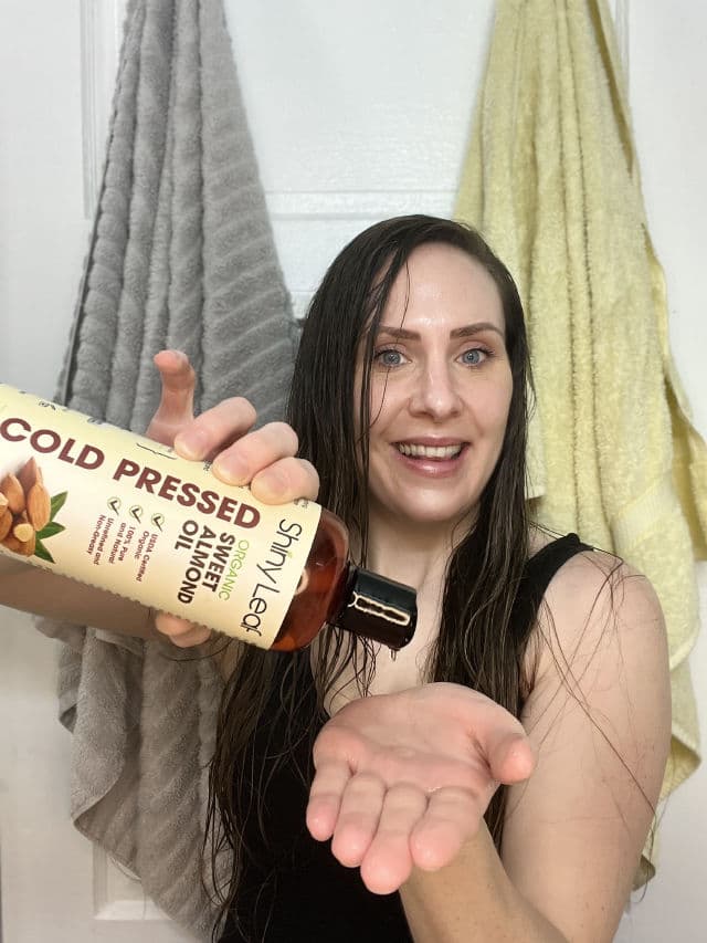 Shiny Leaf Cold-Pressed Organic Almond Oil review photo by krpaine87