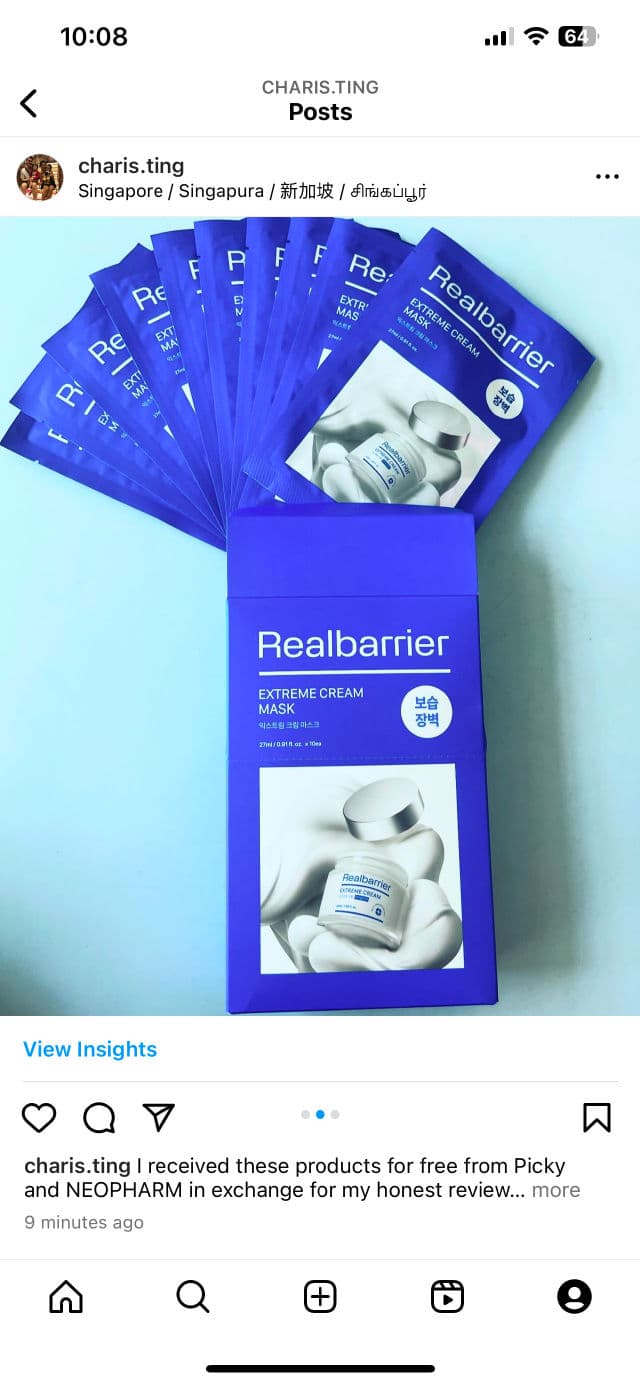 Real Barrier Extreme Cream Mask review photo by CharisTing