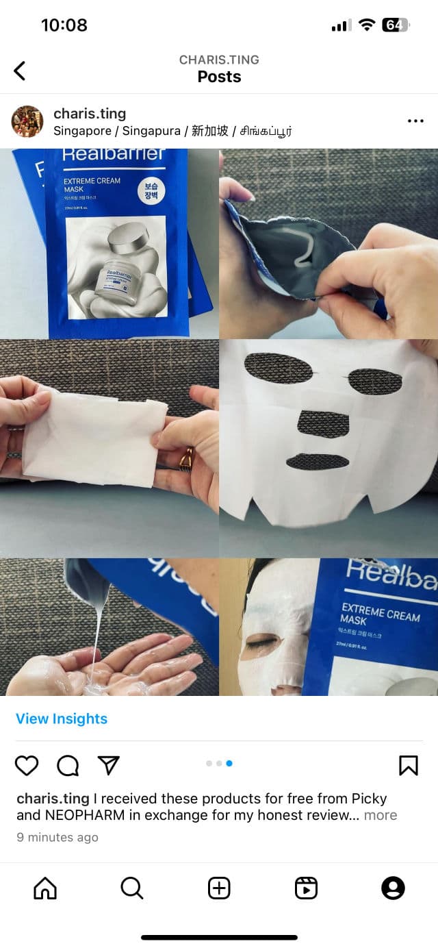 Real Barrier Extreme Cream Mask review photo by CharisTing