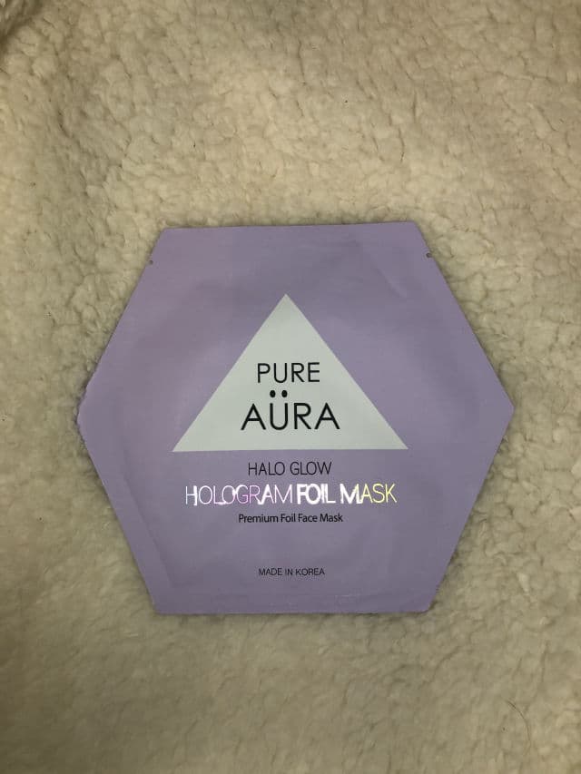 Pure Aura Halo Glow Hologram Foil Mask review photo by AlissonK