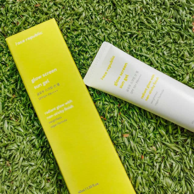 Face Republic Glow Screen Sun Gel SPF50+ PA++++ review photo by Rems