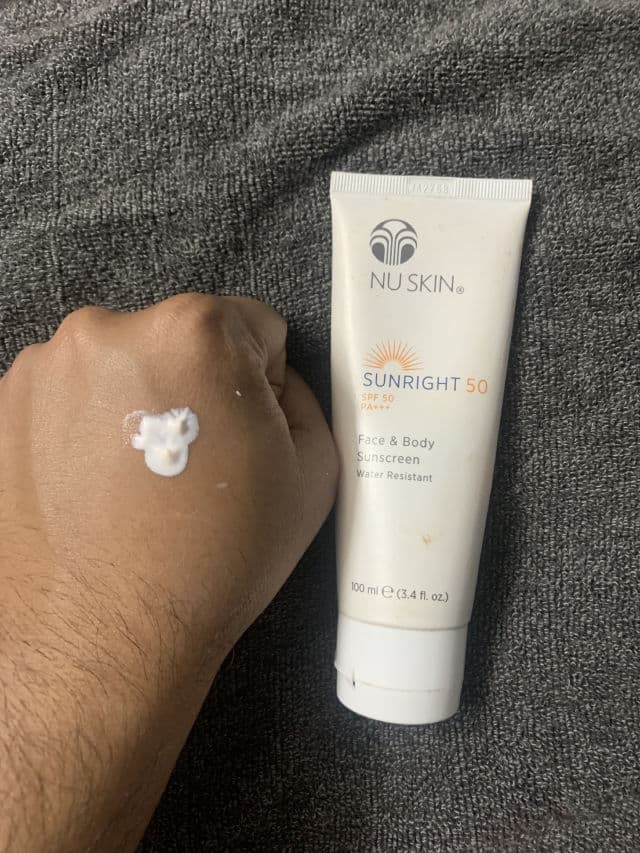 Nu Skin Sunright SPF 50 PA +++ review photo by DanYacb