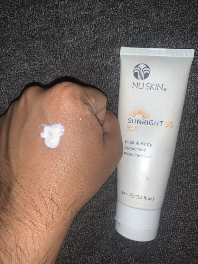 Nu Skin Sunright SPF 50 PA +++ review photo by DanYacb