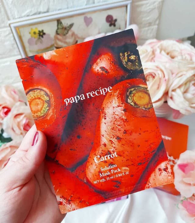 PAPA RECIPE [Discontinued] Eggplant & Carrot Mask Pack (Carrot) review photo by villemo20