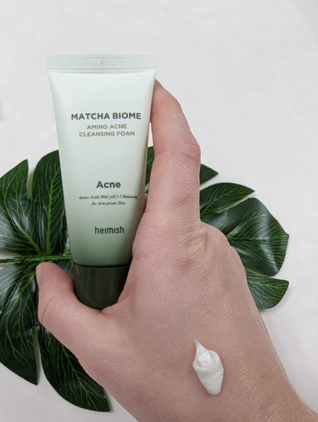 Heimish Matcha Biome Amino Acne Cleansing Foam review photo by olaleks