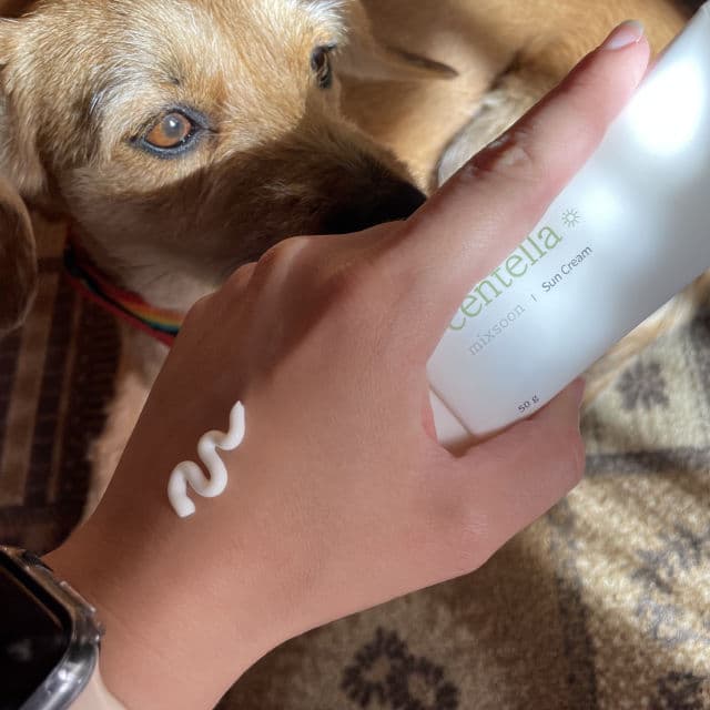 MIXSOON Centella Asiatica Sun Cream SPF 50+ PA++++  review photo by skincarebygiulia