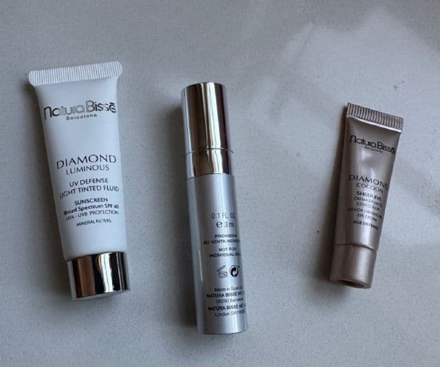 Natura Bisse Barcelona Diamond Luminous Tinted SPF40 review photo by Reviewswithav
