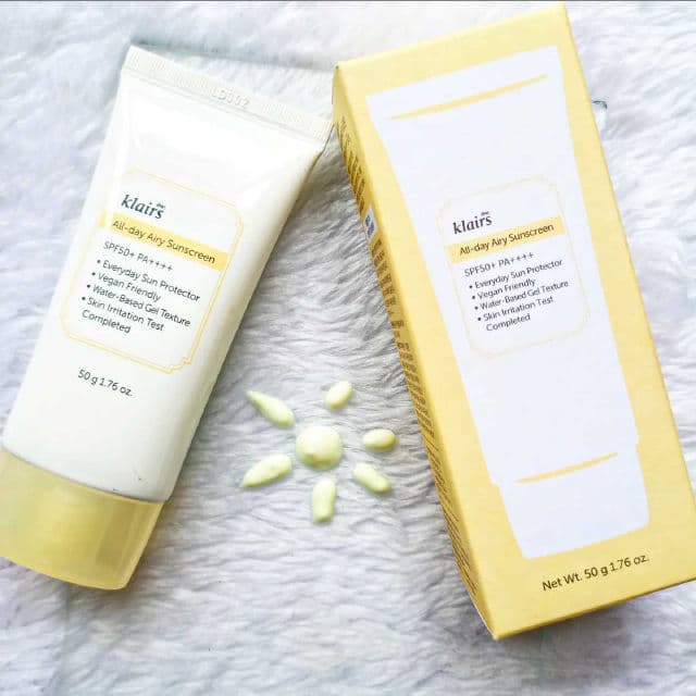 Dear, Klairs All-day Airy Sunscreen SPF50+ PA++++ review photo by Kittyjaneee