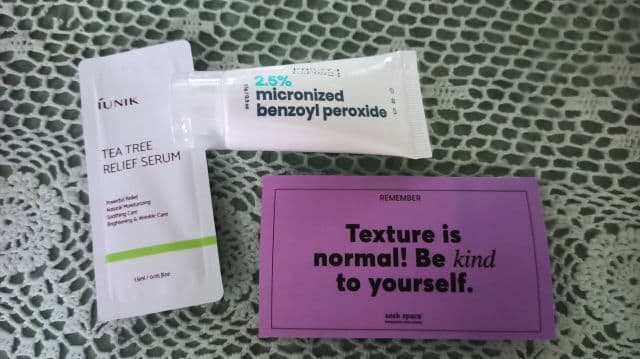 Seek Space Micronized Benzoyl Peroxide 2.5% review photo by Tanniebear