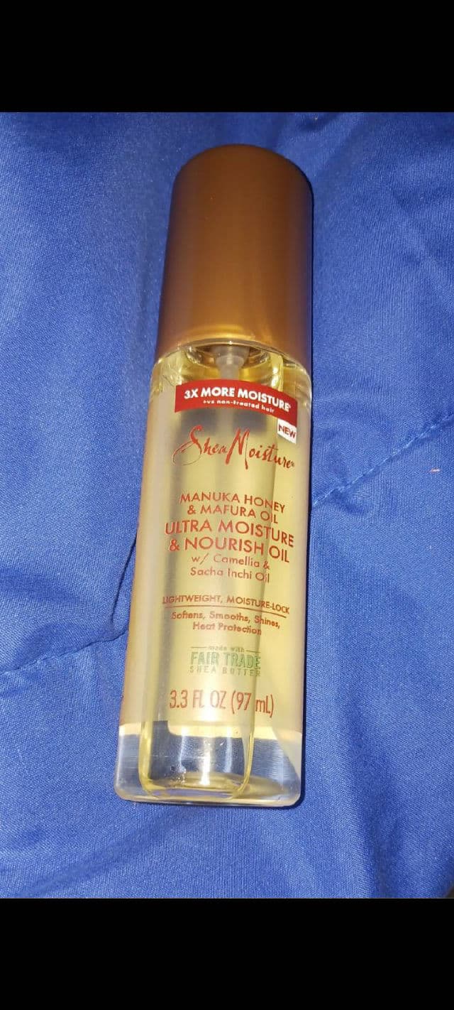 SheaMoisture Manuka Honey & Mafura Oil Ultra Moisture & Nourish Oil review photo by BamaChic