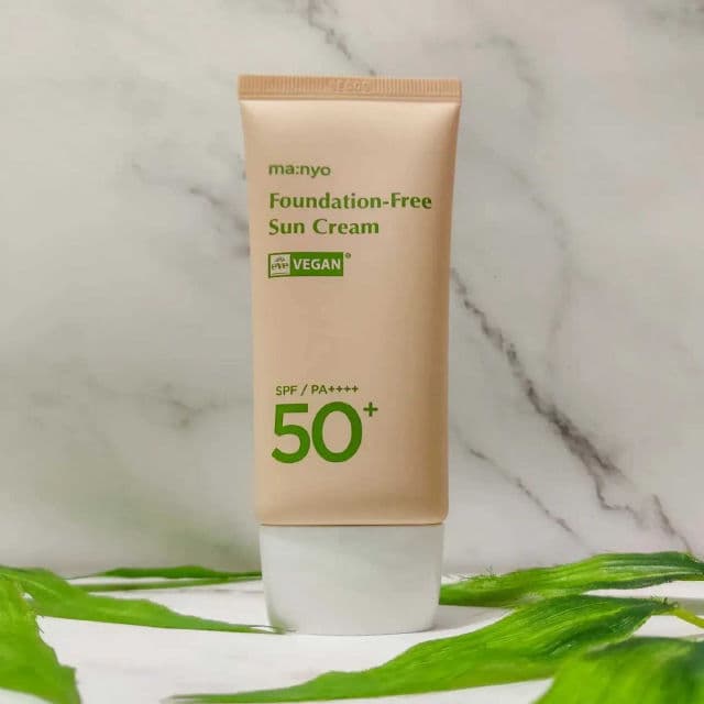 manyo Foundation-Free Sun Cream SPF50+ PA++++ review photo by renrinnn