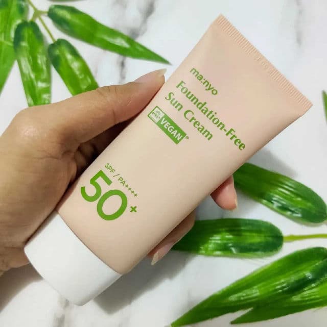 manyo Foundation-Free Sun Cream SPF50+ PA++++ review photo by renrinnn