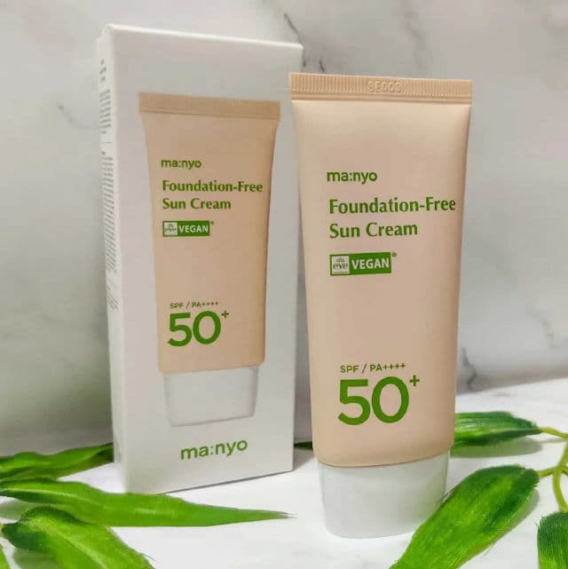 manyo Foundation-Free Sun Cream SPF50+ PA++++ review photo by renrinnn