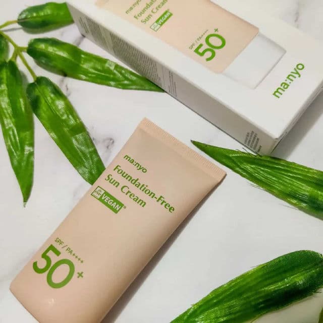 manyo Foundation-Free Sun Cream SPF50+ PA++++ review photo by renrinnn
