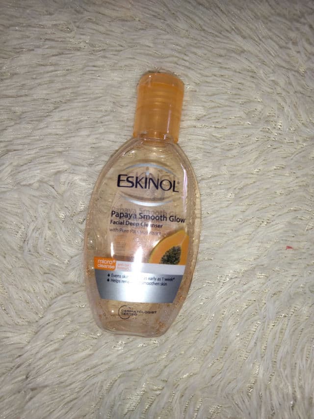 Eskinol Papaya Smooth White Facial Deep Cleanser with Pure Papaya Extract review photo by kateeyjean