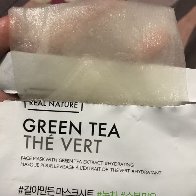THE FACE SHOP Real Nature Green Tea Face Mask review photo by PrincessDiary98