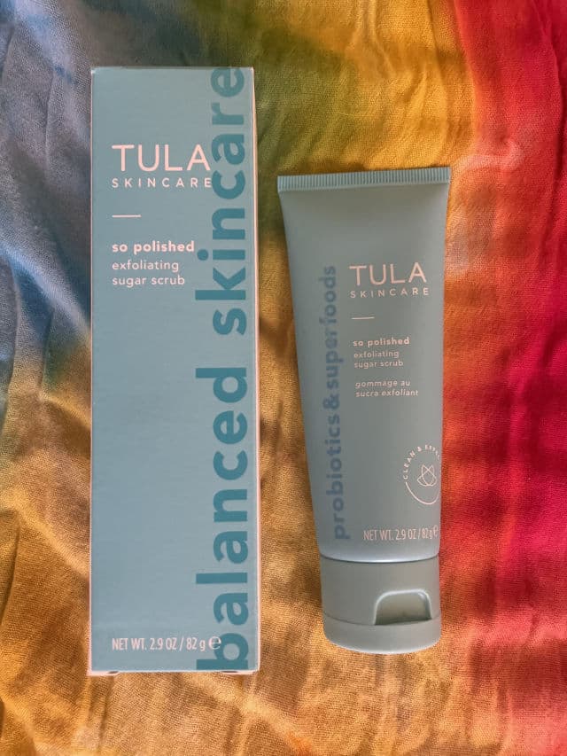 TULA Skincare So Polished Exfoliating Sugar Scrub review photo by EastCoastLiving