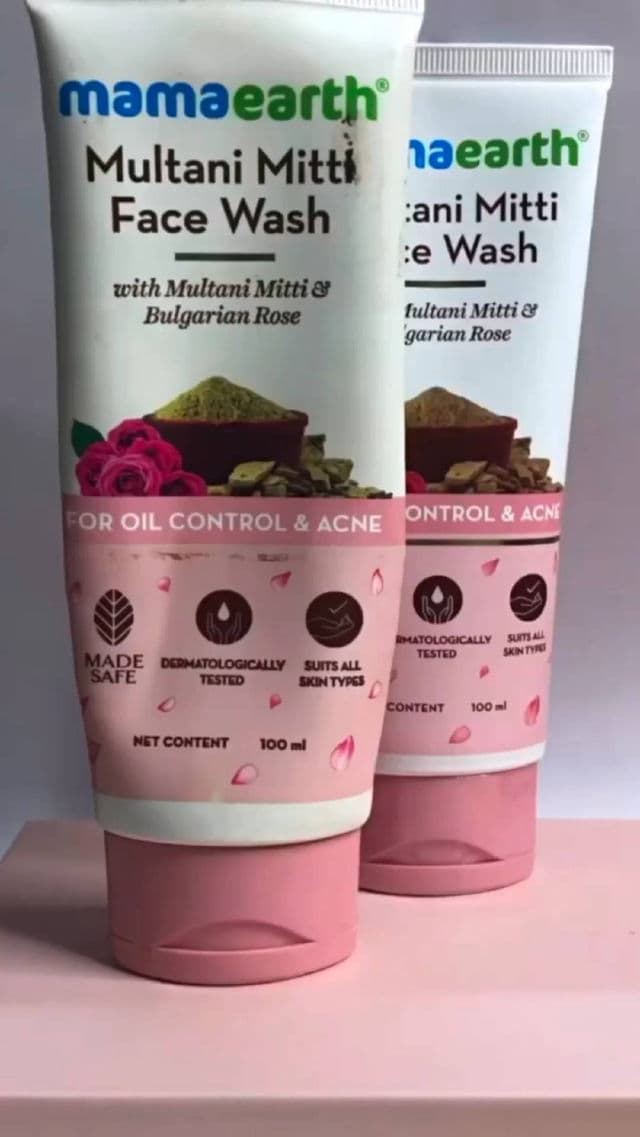 Mamaearth Multani Mitti Face Wash with Multani Mitti & Bulgarian Rose review photo by Shaikhsalwa