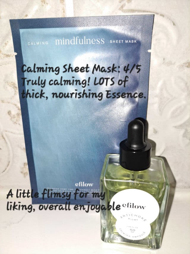 Efilow Calming Mindfulness Sheet Mask review photo by Kendra97
