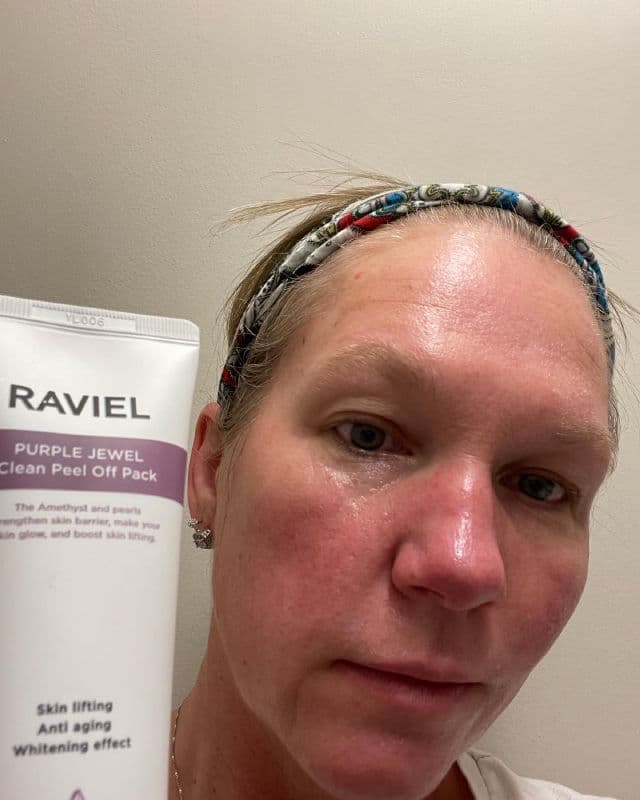 RAVIEL Purple Jewel Clean Peel Off Pack review photo by youbyou