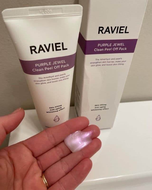 RAVIEL Purple Jewel Clean Peel Off Pack review photo by youbyou