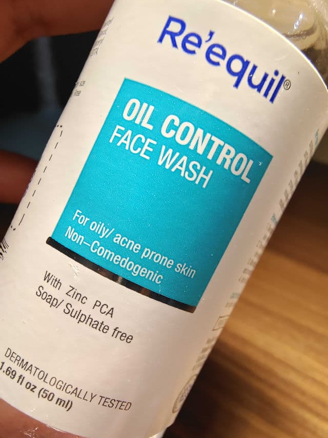 Re'equil Oil Control & Anti Acne Face Wash review photo by skincarediaries24