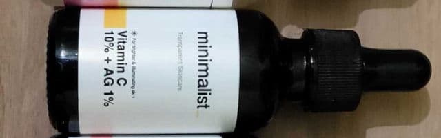 Minimalist Vitamin C (Ethyl Ascorbic Acid) 10% + Acetyl Glucosamine 1% review photo by tanutomar