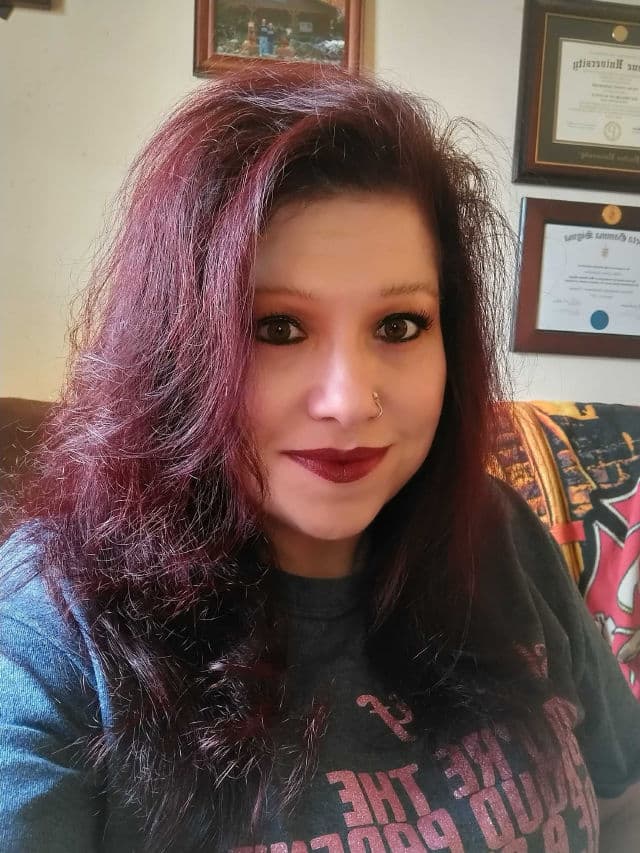 Garnier Olia Ammonia Free Hair Color - Dark Iridescent Brown review photo by BurgundySpider