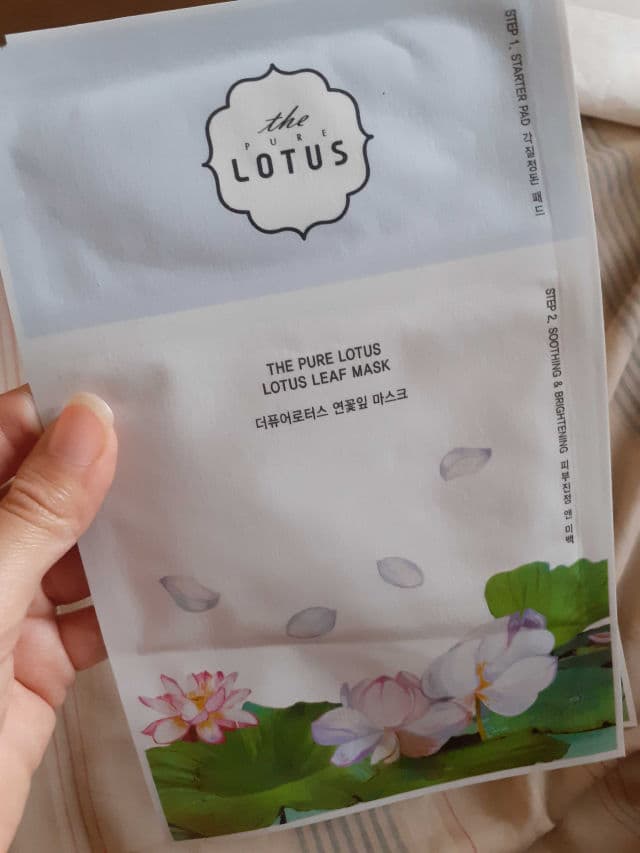 The Pure Lotus Soothing & Brightening Mask review photo by LaNenaBeauty