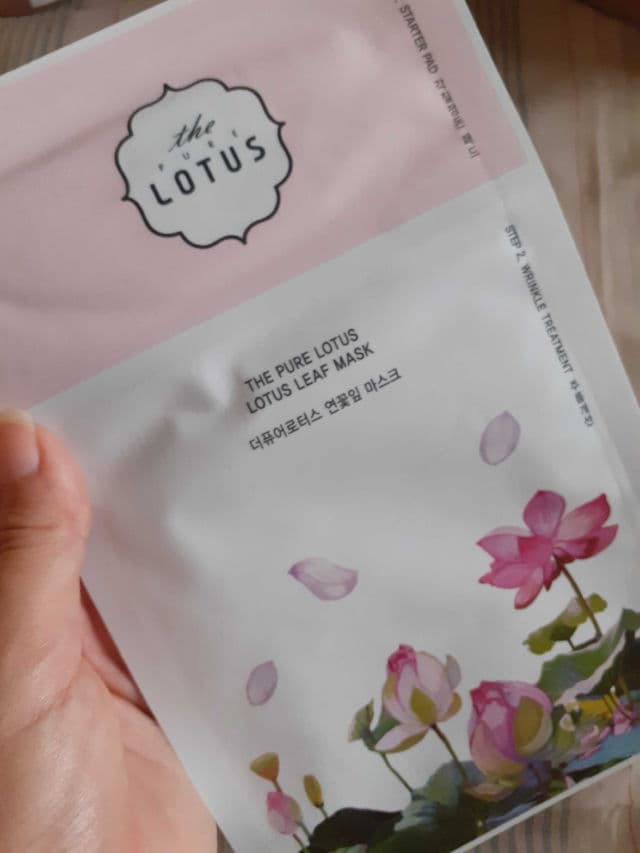 The Pure Lotus Lotus Leaf Wrinkle Treatment Mask review photo by LaNenaBeauty