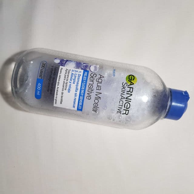 Garnier Agua Micelar Sensitive review photo by makeupeyes10