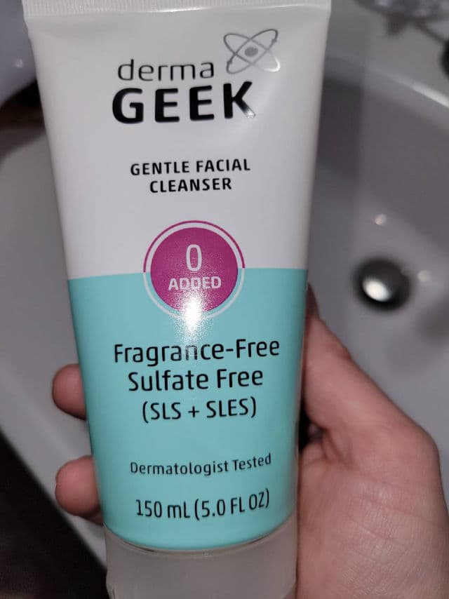 Derma Geek Gentle Facial Cleanser review photo by DrMoate