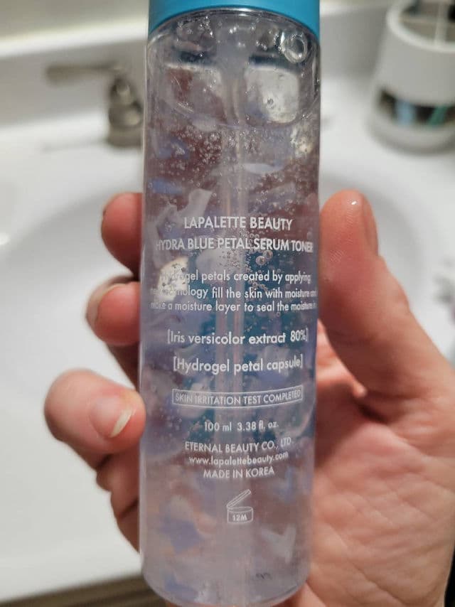 Lapalette Hydra Blue Petal Serum Toner review photo by DrMoate