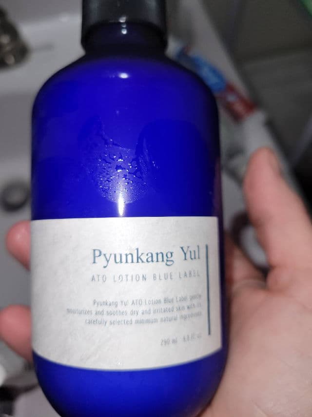 Pyunkang Yul Ato Lotion Blue label review photo by DrMoate