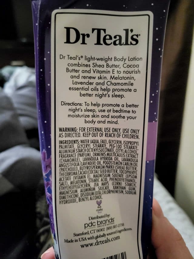 Dr Teal's Melatonin Sleep Body Lotion review photo by Drmoate