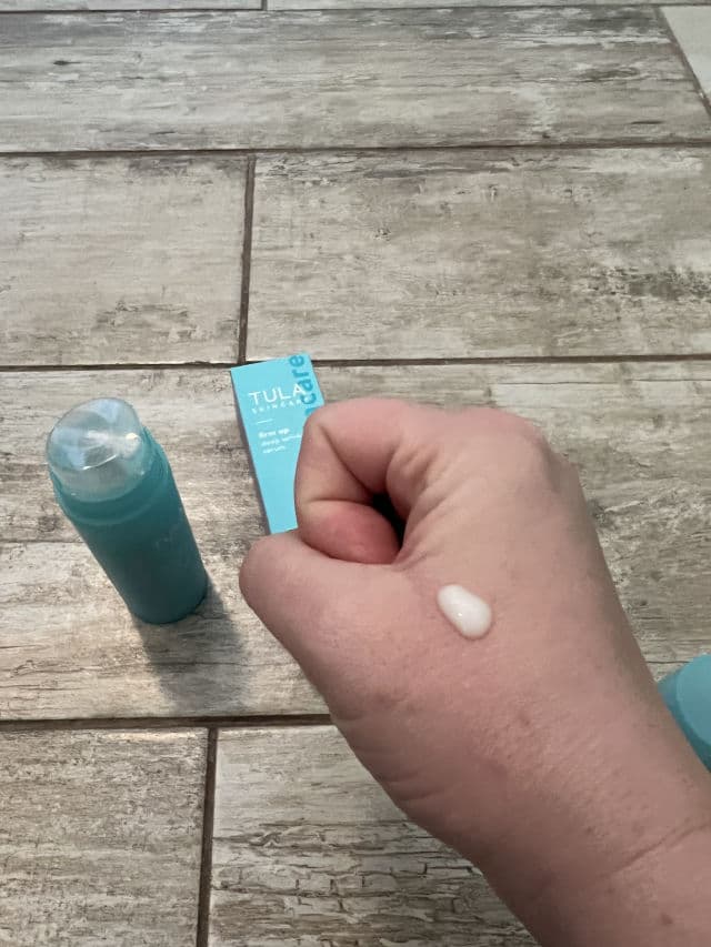 TULA Skincare Firm Up Deep Wrinkle Serum review photo by sdrew851