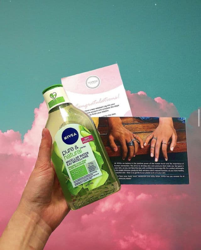 Nivea Pure & Natural Micellar Water  review photo by poppyseed