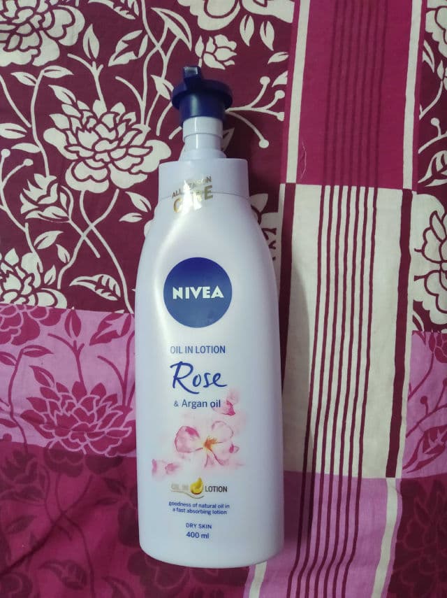 Nivea Body Oil in Lotion Rose and Argan Oil review photo by tisa