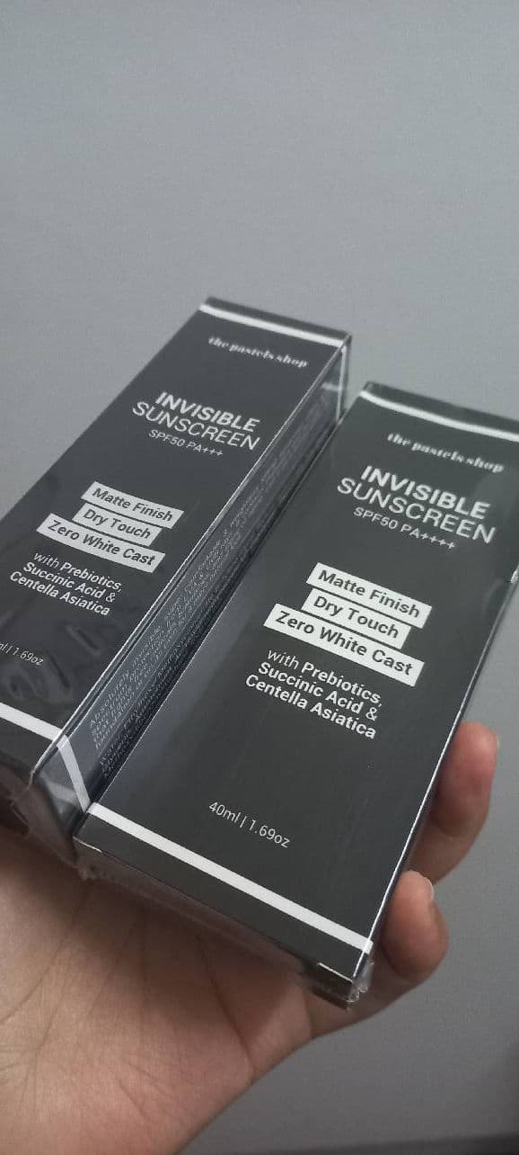 The Pastels Shop Invisible Sunscreen SPF50 PA+++ review photo by tehahally