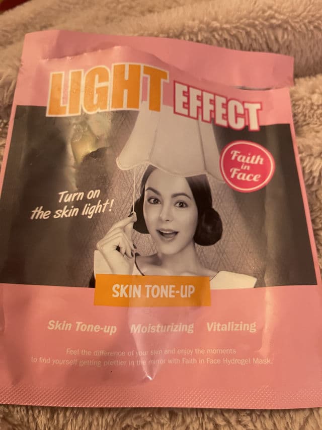 Faith in Face Light Effect Hydrogel Mask review photo by Jahquis27