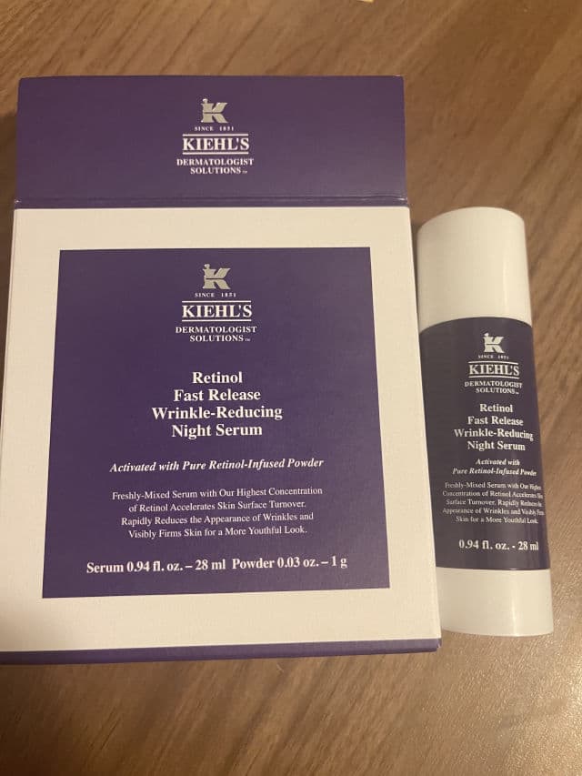 Kiehl's Retinol Fast Release Wrinkle-Reducing 0.3% Night Serum review photo by Jahquis