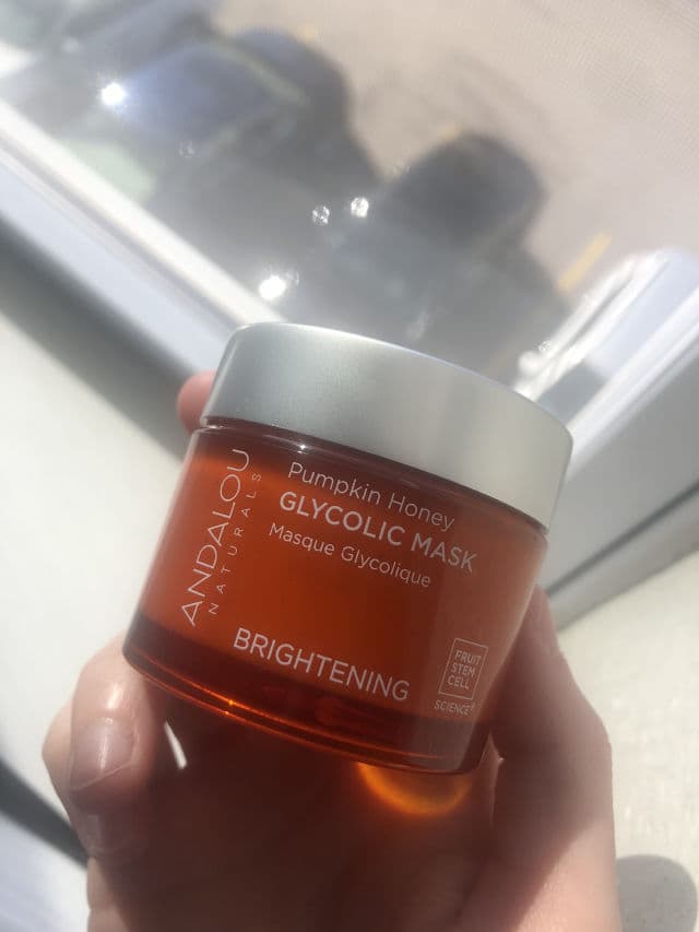 Andalou Naturals Brightening Pumpkin Honey Glycolic Mask review photo by Evieana