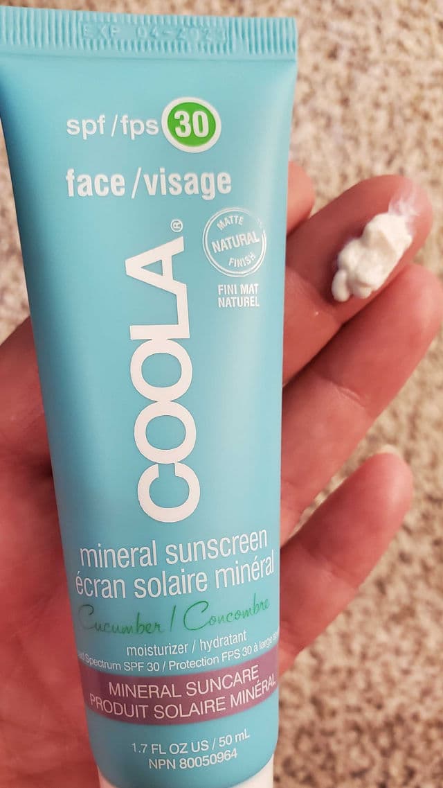 Coola Mineral Face SPF 30 Matte Cucumber review photo by OreLu