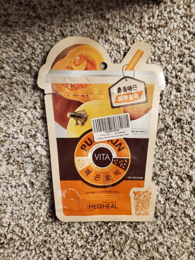 MEDIHEAL Pumpkin Ade Sheet Mask review photo by OreLu