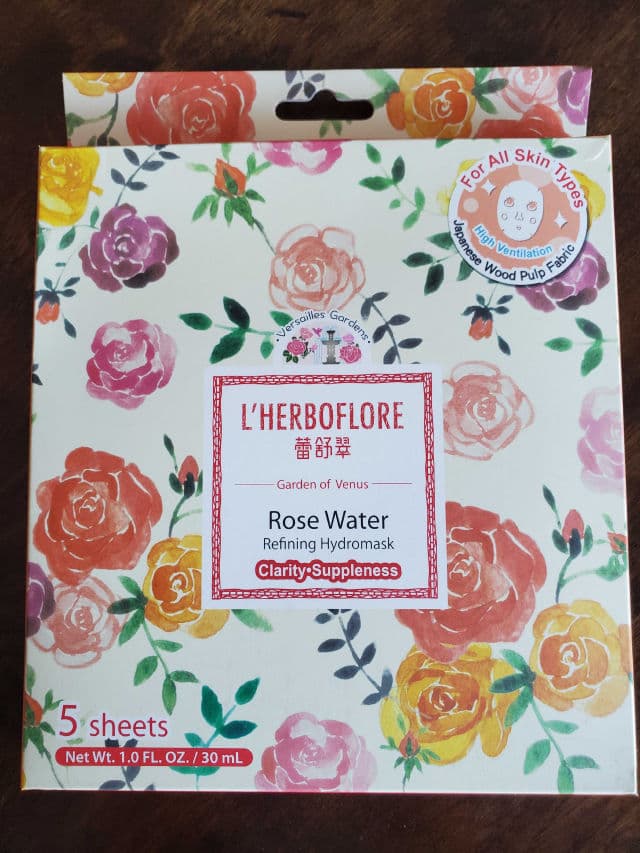 L'Herboflore Rose Water Refining Hydromask review photo by OreLu