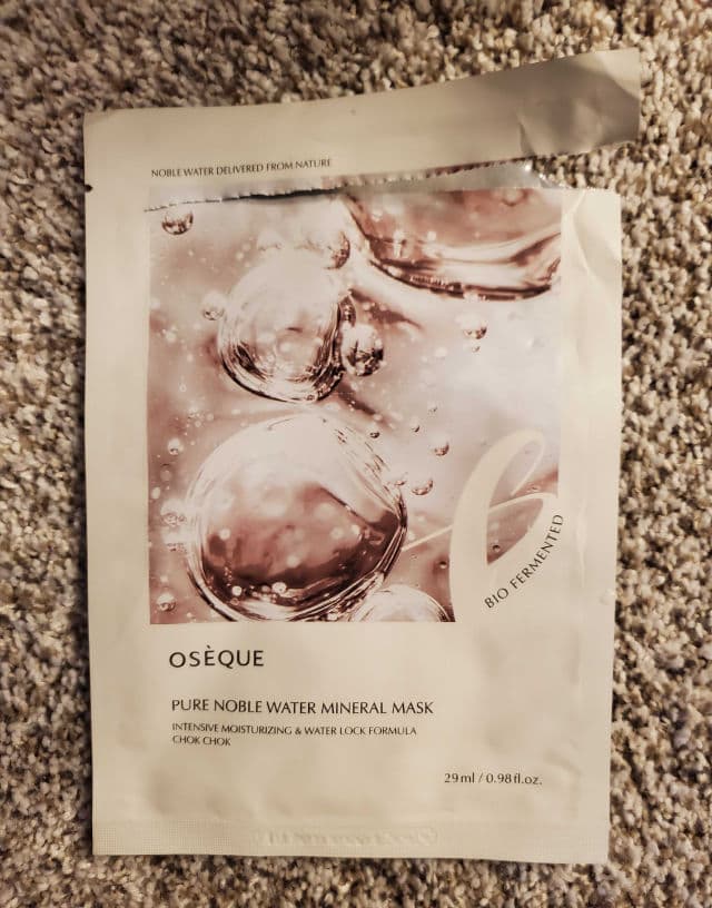 Oseque Pure Noble Water Mineral Mask review photo by OreLu