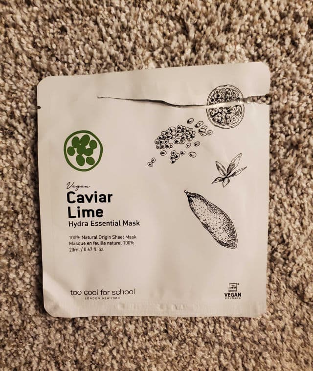 TOO COOL FOR SCHOOL Caviar Lime Hydra Essential Mask review photo by OreLu